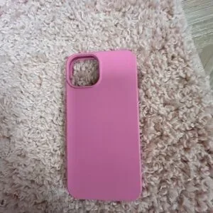 Pink Silicone Phone Case..iPhone 14